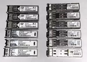 LOT of 12 Genuine Cisco GLC-SX-MM 850nm 550m SFP Transceiver 30-1301-01/02/03/04