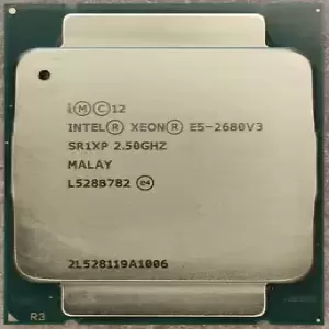 Intel Xeon E5-2680 V3 Processor 12-Core 24-Threads 2.50GHz SR1XP 30MB Cache CPU