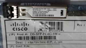 New - CISCO DS-SFP-FC4G-SW (10-2195-01) 4GB SFP Transceiver Fiber DN180 (220-12)