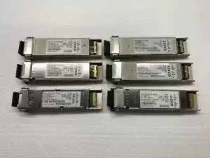 Cisco XFP-10GLR-OC192SR 10-1989-03 Transceiver Class 1 Laser Lot of 6