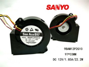 SANYO 9BAM12P2G10 9733 12V 1.85A high air volume HP server turbo fan