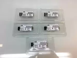 Lot of 5 HP AJ716B 8GBASE-SR SFP+ Optical Transceiver Modules