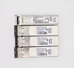 Cisco DS-SFP-FC4G-SW SFP Fiber Transceiver 850nm 4gbps 10-2195-01 (Lot of 4)
