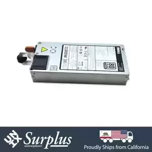 Dell 1100W Power Supply 80 Plus Platinum Redundant PSU for PowerEdge R620 R720
