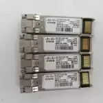 Lot of 4 Cisco DS-SFP-FC8G-SW SFP+ Transceiver Module P/N: 10-2418-01 Tested