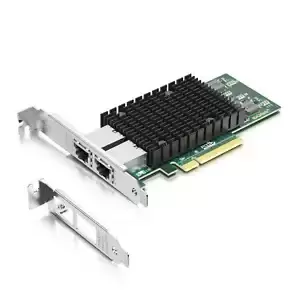 For Intel X540 T2 10GB Enternet Card Dual RJ45 Ports PCIe x8 10GB Network Card