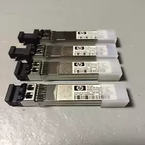 Lot of 4 HP 8Gb SW Fibre Channel SFP+ Transceiver AJ716A B Series PN 468507-001