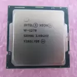 Intel Xeon W-1270 SRH96 Processor 16M Cache, 3.40GHz 8-Core 16MB FCLGA1200 CPU