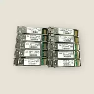 Lot of 10 Cisco DS-SFP-FC8G-SW 8gb Transceiver Modules 10-2418-01/02  N6-2