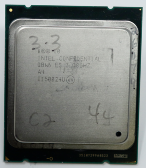 INTEL CONFIDENTIAL QBW6 ES E5-2643 3.30GHZ XEON 4-CORE LGA2011 *TESTED*