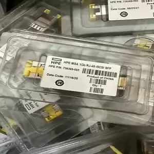 HPE MSA 1Gb RJ-45 iSCSI SFP Transceiver HPE P/N: 738369-002