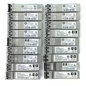 *Lot Of 18* HPE HP AJ718A 8GB Fiber Channel Short Wave SFP Transceivers