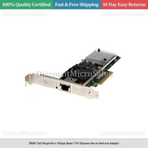 XR997 Dell Single-Port 10Gbps Base-T PCI Express Server Network Adapter