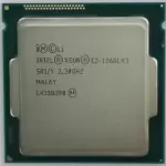 Intel Xeon E3-1268L v3 SR17Y 2.3 - 3.3 GHz, 8MB, 4 Core, Socket LGA1150, 45W CPU