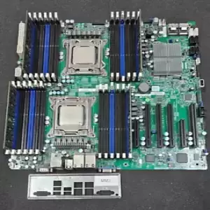 Supermicro X9DR3-LN4F+ Dual LGA 2011 Server Motherboard+2x Intel E5-2630