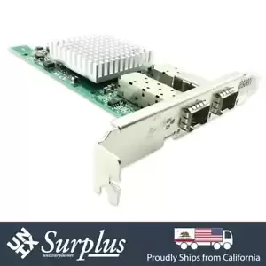 Solarflare SFN5162F Dual Port SFP+ 10GB NIC PCIe x8 Server Adapter High Profile