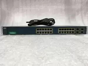 Cisco Catalyst WS-C3560G-24TS-S  24 Port Manage Gigabit Ethernet Switch w/ 4xSFP