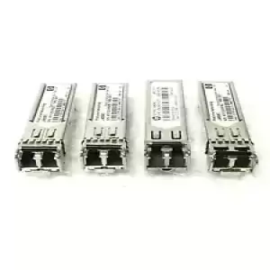 4x HP J4858C 1000BASE-SX SFP Transceiver Module 850NM WORKING FREE SHIPPING