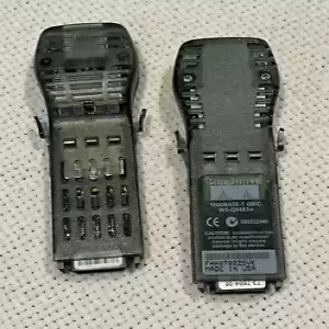 LOT 2 CISCO WS-G5483 1000BASET GIGABIT GBIC TRANSCEIVER SWITCH MODULE / F3-4 #M7