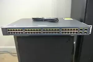 CISCO WS-C3560VS-48PS-S 48 PORT 10/100 POE ETHERNET L3 MANAGED SWITCH 4xSFP 370W