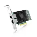 10Gb PCI-E Network Card NIC Compatible for Intel X540-T2, Dual RJ45 Copper Po...