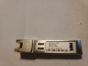 GENUINE Cisco SFP-GE-T EXT 30-1421-01 USA 1000BASE-T RJ45 SFP Transceiver