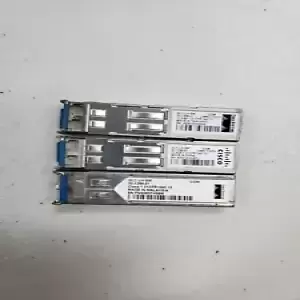 Lot of 3 Cisco GLC-LH-SM 30-1299-01 Transceivers