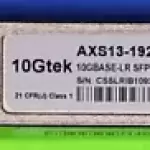 AXS13-192-10 10GTEK 10GBASE-LR SFP+ 10KM 1310NM LC SM TRANSCEIVER FOR CISCO