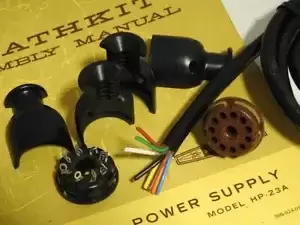 BRAND NEW 8 & 11 PIN CABLE FOR HEATHKIT HP POWER SUPPLY