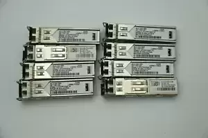 Lot of (8) Genuine Cisco GLC-SX-MM 1000Base-SX Transceiver Modules