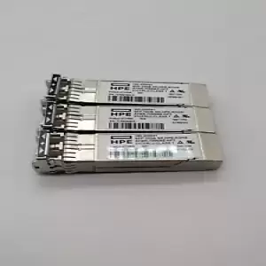 LOT OF 3 x HPE 10GB SR SFP+ Transceiver 180-200041