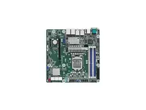 AsRock Rack E3C256D4U-2L2T Micro ATX Server Motherboard LGA 1200 Intel C256
