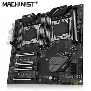 MACHINIST X99 Dual CPU Motherboard LGA 2011-3 Intel Xeon E5 V3 V4 DDR4 RAM D8#