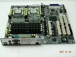 Intel SE7320SP2 SE7525GP2 Server Motherboard W/ 2x Intel Xeon SL7PG,4GB  #TQ1021