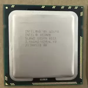 Intel Xeon W3690 Hexa-Core (6-Core) 3.46GHz/12M/6.40GT/s SLBW2 Processor CPU
