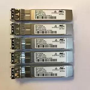 Lot of 100 Brocade XBR-000163 SFP+ 57-1000117-01 8Gb SW 100-652-598 BRSFP-N8GSW
