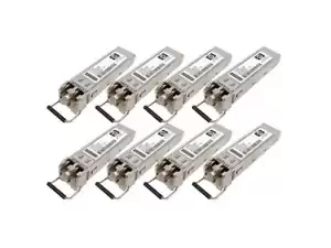 LOT OF 8 HP A7446BD 850NM 4GBPS 150M DUPLEX LC SW SFP TRANSCEIVER 405287-001