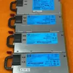 4 LOT HP HSTNS-PL14 499250-201 460W SERVER POWER SUPPLY HP ProLiant DL380 G7
