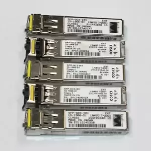 Lot of 5 - Cisco | SFP-OC3-IR1 | 10-1966-01 Optical SFP Transceiver Module