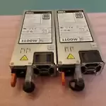 Lot of (2) Dell PowerEdge R520 R720 R920 1100W Power Supply 0NTCWP