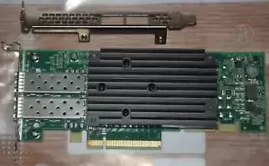 Solarflare Flareon Ultra 8000 SFN8522-PLUS 2-Port 10GbE NIC Both Brkts TESTED!