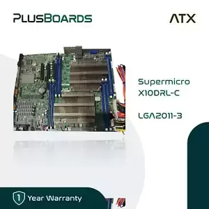 Supermicro X10DRL-C C612 ATX 12x10" Motherboard LSI SAS3 PCIEx16 Dual CPU & HS
