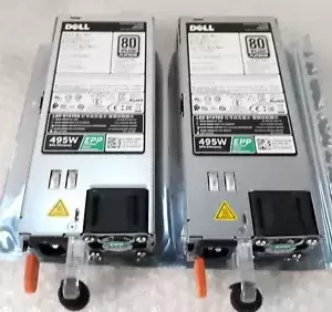 Pair of Dell E495SE-S1 80Plus Platinum 495W EPP Power Supply