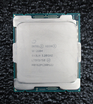 Genuine Intel Xeon W-2104 3.2Ghz Quad Core 8.25MB CPU P/N: SR3LH Tested