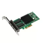 PCI Express Gigabit Network Lan Card 4*RJ45 with Chip Intel I350 Network Adapter