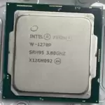 Intel Xeon W-1270P SRH95 3.80GHz 8-Core 16-Threads 16MB LGA-1200 CPU Processor