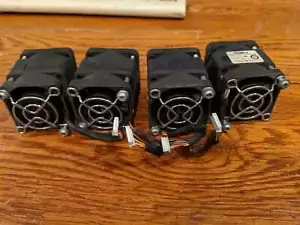 Lot (4) HP 12V Fan DR04XLG-12PUS1 from DL320 server w/fastening bolts