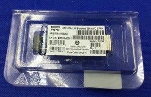 AW538A HPE B-SERIES 8GB EXTENDED LONG WAVE 25KM FIBRE CHANNEL SFP+ TRANSCEIVER
