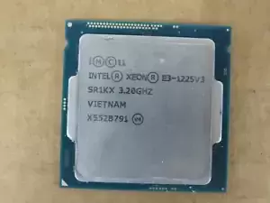 Intel Xeon E3-1225V3 SR1KX 3.20GHz Quad Core 8MB LGA1150 Processor CPU Tested