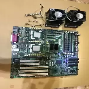 INTEL Server Board SE7505VB2 MOTHERBOARD 2X XEON CPU HEATSINK FAN